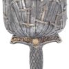 Mythology Collection~ Sword of the King Goblet 20cm Silver, Resin w/stainless steel insert, One Size