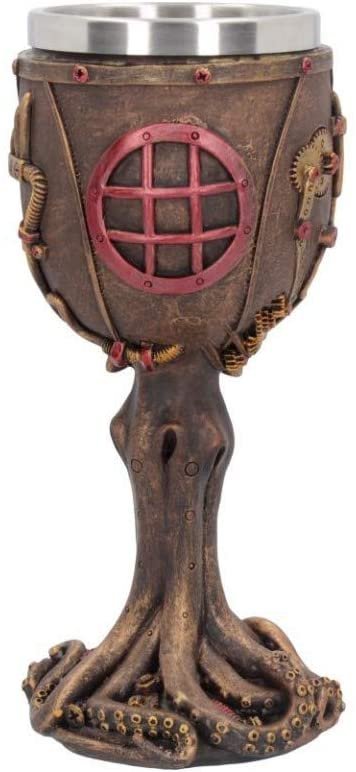 Steampunk Collection~Mechanical Cephalopod Goblet Goblet 23cm Bronze