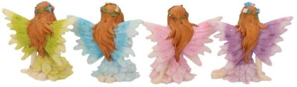 Fantasy Collection~ Glen Whispers Set of 4, 6.5cm, Resin, Multi-Coloured