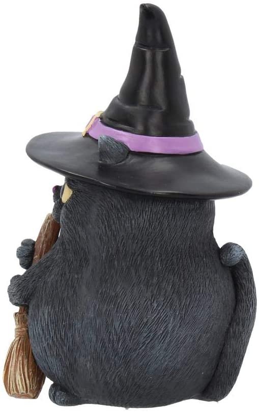 Animal Collection~ Lucky Black Cat Figurine 16cm, Resin, 12cm