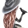 Wiccan Collection~D2449G6 Regan Figurine 23cm Black