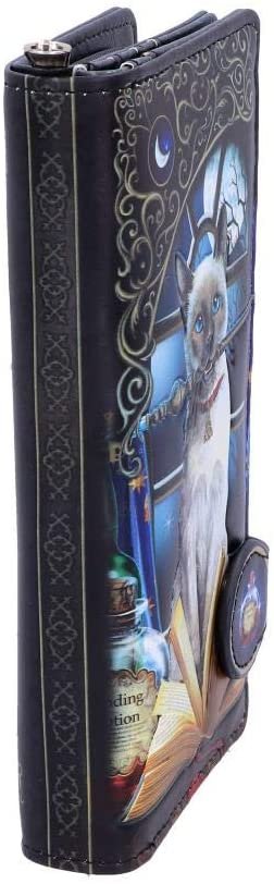 Artist Collections~ B4865P9 Hocus Pocus Embossed Purse Lisa Parker 18.5cm, PU, Black