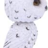 Magicun N.Giftware~Beak Snowy Owl Bobble Head Figurine, Polyresin, White, 10.5cm