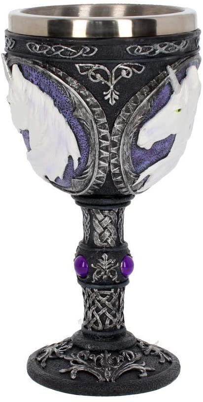 Fantasy Collection~ U2886H7 Unicorn Elixir Goblet Goblet 22cm Black