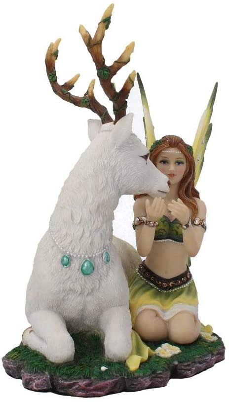 Fantasy Collection~ D4030K8 Adoration Figurine 23.5cm White, Resin, One Size