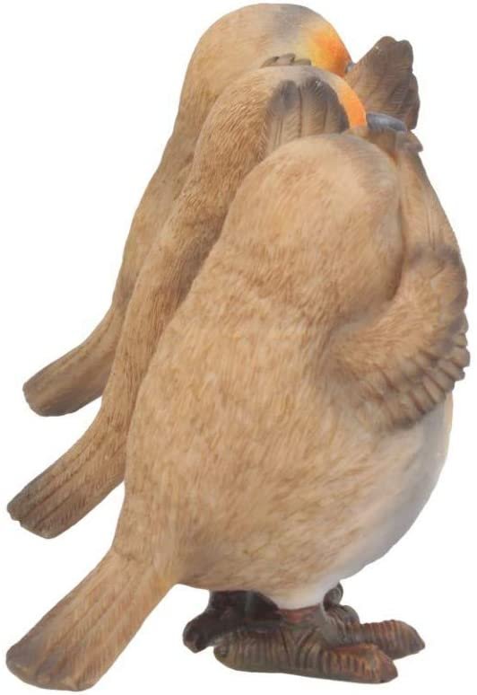 Animal Collection~ Three Wise Robins 8cm Figurine, Brown