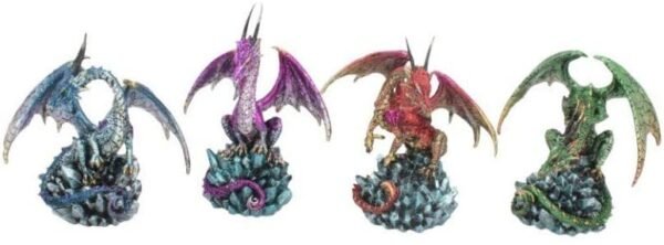 Fantasy Collection~ Hoard Collectors Set Of 4, Figurine, Multi-Colour, 4cm