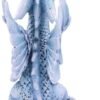Artist Collections~ Anne Stokes Age Small Silver Dragon Figurine, White, 11.5cm