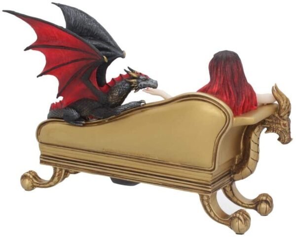 Artist Collections~ Dragon Companion James Ryman Figurine 25cm Gold, Resin, One Size