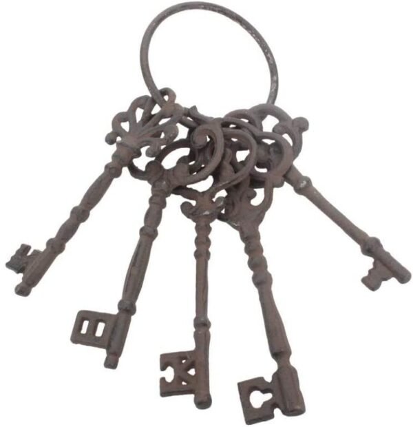 Mythology Collection~ D4134M8 Dungeon Keys 16.5cm Figurine, Brown