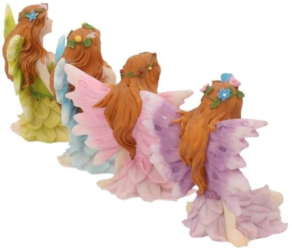 Fantasy Collection~ Glen Whispers Set of 4, 6.5cm, Resin, Multi-Coloured
