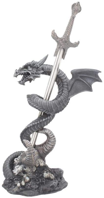 Fantasy Collection~ Blade of The Basilisk 28cm Figurine, Resin, Black