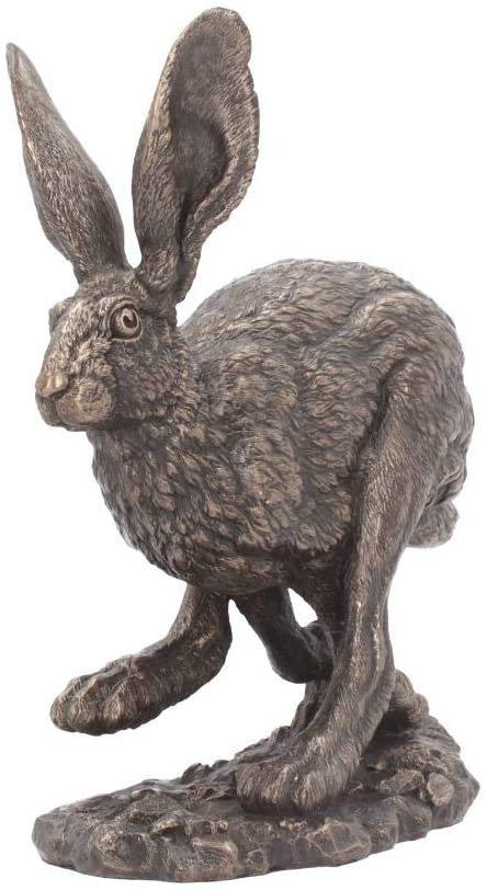 Animal Collection~ Flight Hare Figurine 21.5cm Bronze, Resin, One Size