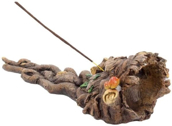 Light Collection~D2693G6 Forest Spirit Incense Burner 14cm Brown
