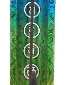 Light Collection~U4118M8 Aura Enlightenment Incense Burner 11cm Blue