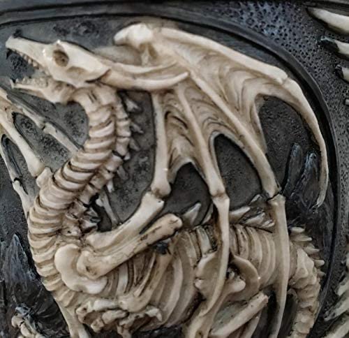 Fantasy Collection~ Dragon Skeleton Tankard Mug 13cm Black