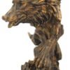 Animal Collection~ Wolf Figurine 44cm Bronze