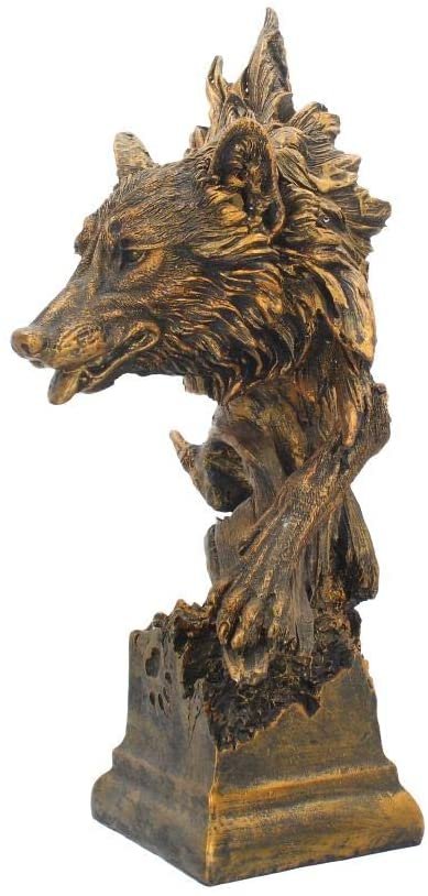 Animal Collection~ Wolf Figurine 44cm Bronze