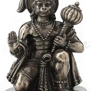 Magic  Collection~Mini Hanuman Statue - Hindu God of Strength Figurine 3.25" Tall