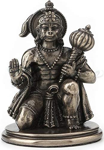 Magic  Collection~Mini Hanuman Statue - Hindu God of Strength Figurine 3.25" Tall