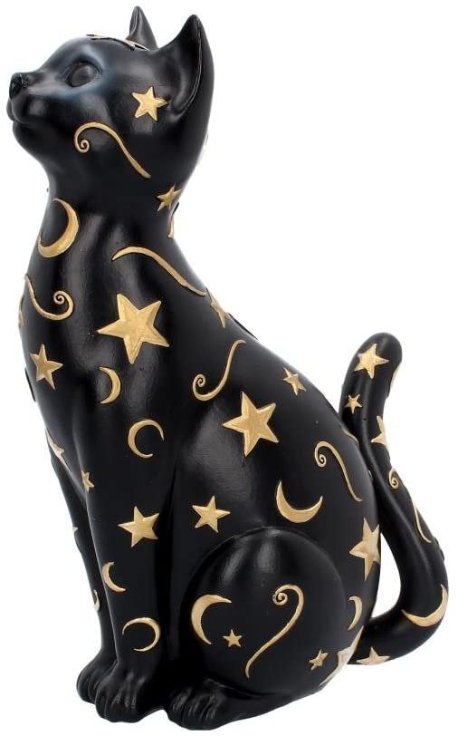 Animal Collection~ B4058K8 Felis 26cm Figurine, Resin, Black