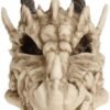 Dark Collection~AL50057 Dragon Skull Box 15cm Ivory