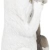 Animal Collection~ B4472N9 Three Wise Wolves 10cm Figurine, Resin, Grey, One Size