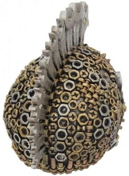 Steampunk Collection~Mechanically Minded Small Figurine 19cm Silver