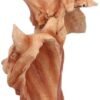 Animal Collection~ Natural Call Howling Wolf Wood Effect Bust, Polyresin, One Size