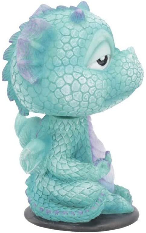 Fantasy Collection~ Bobzilla Dragon Bobblehead 10.5cm Blue, Resin, One Size