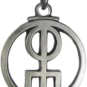 Soloman Pentant~Pewter Icelandic Binding Rune - Attracts Love Pendant