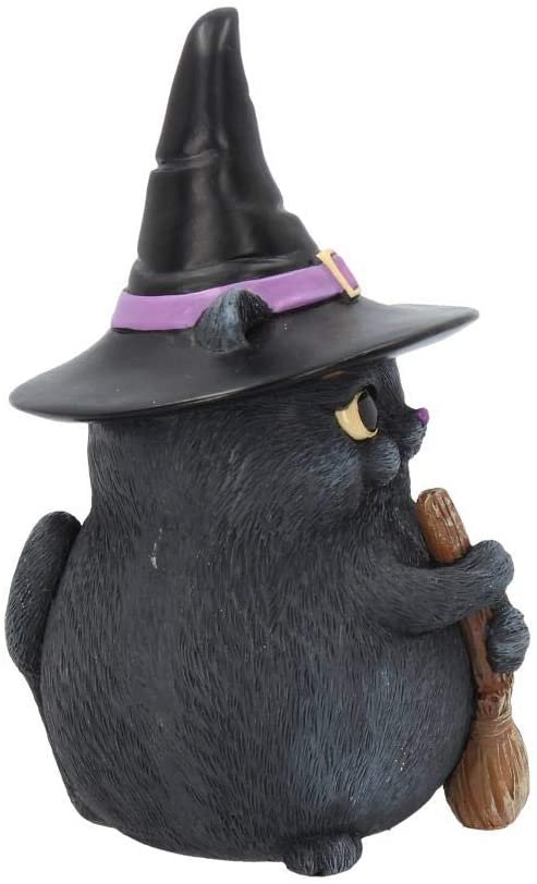 Animal Collection~ Lucky Black Cat Figurine 16cm, Resin, 12cm