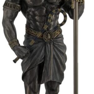 Magic  Collection~Khonsu Ancient Egyptian God of The Moon Bronze Finished Statue