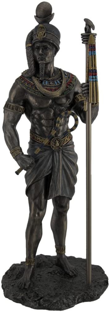 Magic  Collection~Khonsu Ancient Egyptian God of The Moon Bronze Finished Statue