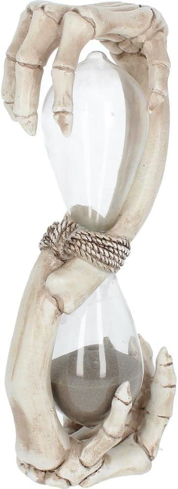 Dark Collection~Hands Of Time Sand Timer 12cm Ivory