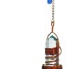 Crystal Wand Healing Tool - Etheric Weaver® Pendant with Magnets & Copper Wire - 2 1/2"