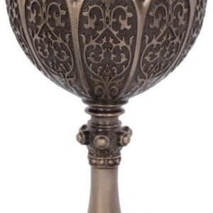 Magicun N.Giftware~B4507N9 Grail 17cm Chalice, Resin w/Stainless Steel