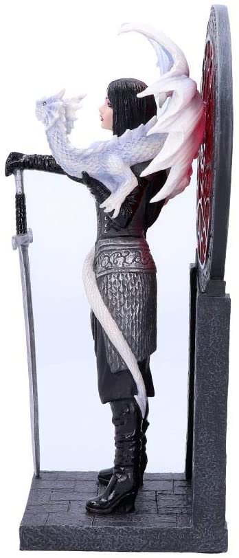 Artist Collections~ Valour 24cm Anne Stokes, Resin, Black, One Size
