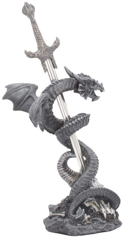 Fantasy Collection~ Blade of The Basilisk 28cm Figurine, Resin, Black