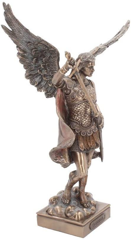 Light Collection~Archangel St Michael Peace And Justice Figurine 42cm Bronze