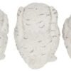 Magicun N.Giftware~Three Wise Owls Figurine 9cm White