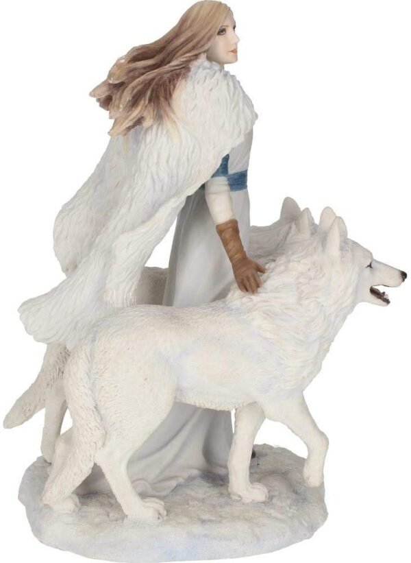 Artist Collections~ Winter Guardians Anne Stokes Figurine 23cm White, Resin