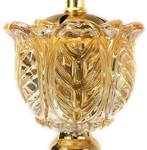 Witchcraft~Foviza Arabian Incense Burner Holder for Bakhoor Oud Incense Sticks,Crystal Frankincense Resin Burner,Home Decor