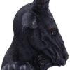 Dark Collection~Celestial Black and Silver Baphomet Bust, Polyresin, 33cm