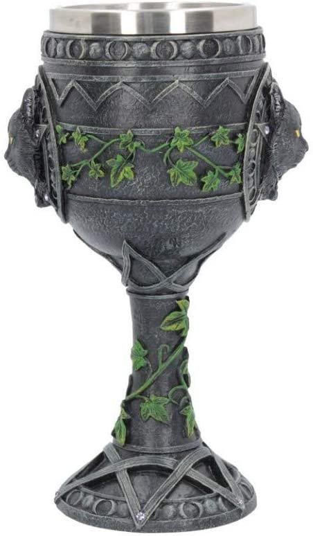 Artist Collections~ Charmed One Goblet Lisa Parker 18cm, Black, Size