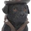 Steampunk Collection~Cogsmiths Dog Figurine 26cm Black