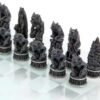 Dark Collection~Vampire & Werewolf Chess Set 44cm Black