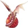 Fantasy Collection~ D4990R0 Mars Guardian Red Planet Dragon Figurine, Polyresin, One Size