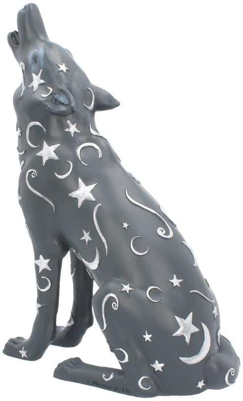 Animal Collection~ Lupus Figurine 29cm Grey, Resin, One Size