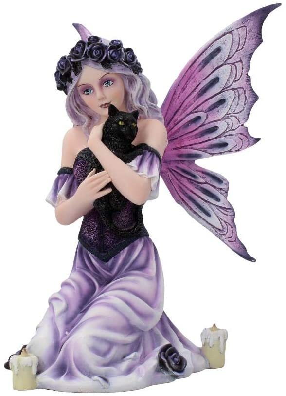 Nemesis Now Twilight Comfort. 25.5cm Figurine, Purple, One Size